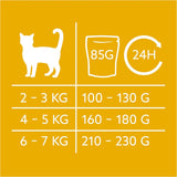 GimCat Near Nature Trial Mix Pachet de 12 - Hrană umedă fără cereale pentru pisici de la 7 luni, cu o rețetă adecvată speciei și specifică prăzii - 12 pliculețe (12 x 85 g)