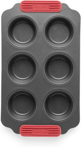 Lékué Muffin-Backform, Antihaftbeschichtet, Metall, 6 Mulden Matrite si tavi pentru copt Naty Shop