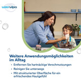 Șervețele umede WaterWipes Sensitive+ pentru bebeluși și copii mici, 720 bucăți (12 pachete), curățare 3 în 1, îngrijire, protecție, 99,9% apă, curățare texturată, fără parfum