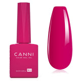Ojă gel CANNI, semipermanentă, violet închis, ojă, gel UV, se detașează prin înmuiere, manichiură