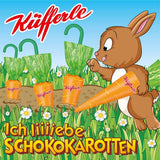 Küfferle, Morcovi cu ciocolată originală 810 g 60 buc., Ciocolată cu lapte, 1 bucată