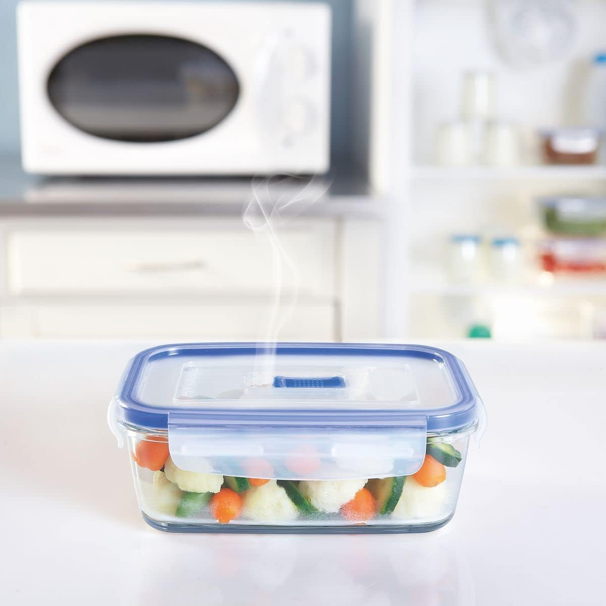 Pure Box Active Recipiente Rectangular Hermetico - 197cl Bicolor Cutii depozitare alimente Naty Shop