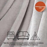 Cuvertură de pat Brentford's Ultra Soft Fleece, Silver Grey, Large Double - 150 X 200Cm Paturi si Cuverturi Besuche den Brentfords-Store