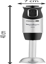 DD6558 DD655810 Quickchef 3-In-1 Tauchmixer, Powelix-Technologie, 3 Zubehörteile, Edelstahl, Stahl/Schwarz Bucatarie Naty Shop