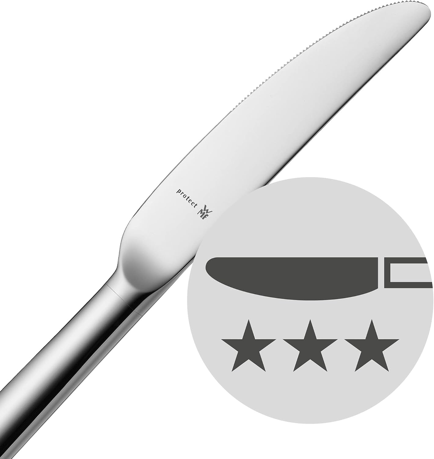 WMF Corvo Besteck Set 12 Personen, 66 Teilig, 60 Teile Mit Servierbesteck, Hohlheftmesser, Cromargan Protect Mattiert, Kratzbeständig, Spülmaschinenfest Bucatarie Naty Shop