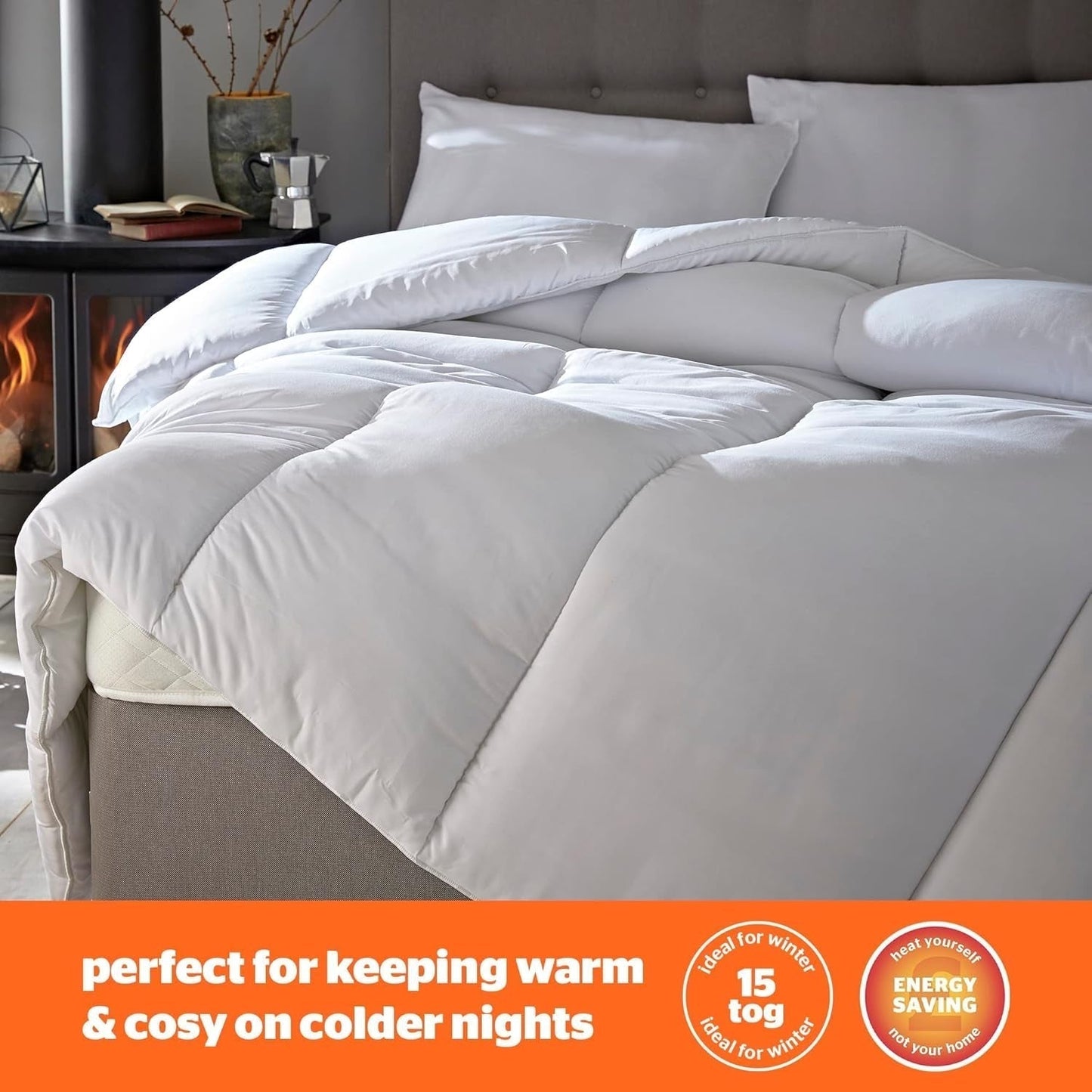 Plapumă Silentnight Warm And Cosy - 15 Tog - pat simplu 135 X 200Cm Plapumi si pilote Naty Shop