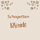 Schogetten Blonde Almond | Ciocolată albă cu caramel și bucăți de migdale | 100 g | Porționat convenabil (pachet de 2)