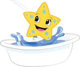 Simba 104010071 - ABC stea de mare moale, jucărie pentru copii, stele din material textil umplute cu polistiren, 3 bucăți, de la 6 luni Jucarii Bebe Naty Shop