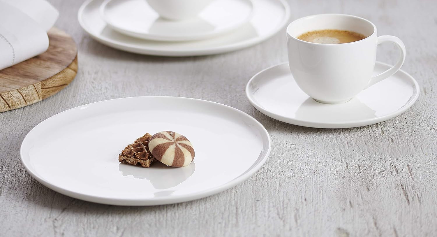 Serviciu de cafea Ritzenhoff & Breker Skagen, 18 piese, alb