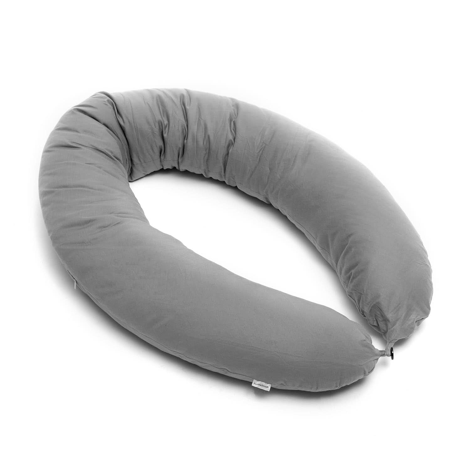 Innovagoods - Pernă de alăptare multifuncțională, Design ergonomic pentru relaxarea mamei și a copilului, Reglabilă pentru diferite poziții, Lavabilă, Colorată, Polycotton Accesorii Hrana si Alaptare Bebe Naty Shop
