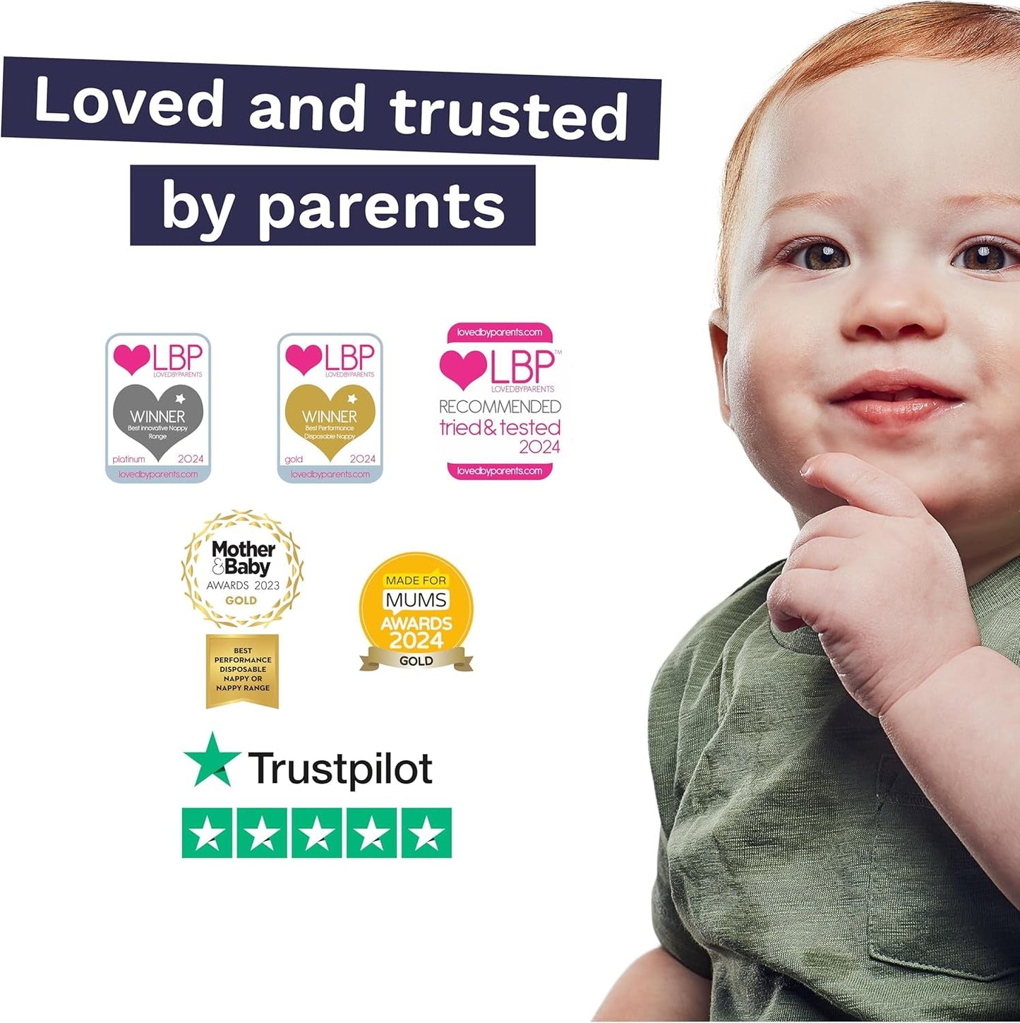 Scutece Eco Baby - Mărimea 3 (4-9 kg), 1 pachet (26 scutece), scutece ultra-moi pentru piele sensibilă, bumbac organic, protecție împotriva scurgerilor de până la 12 ore, ghid de mărimi nou