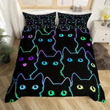 Set lenjerie copii si adolescenti, diverse modele Lenjerie de pat - copii Naty Shop Multicolor9 Double（200×200Cm）