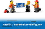 LEGO City Crawler Excavator, excavator de jucărie pentru copii de la 8 ani, jucărie de construcție cu model de excavator, camion construibil cu accesorii și 3 minifigurine 60420 Seturi de constructie Besuche den LEGO-Store