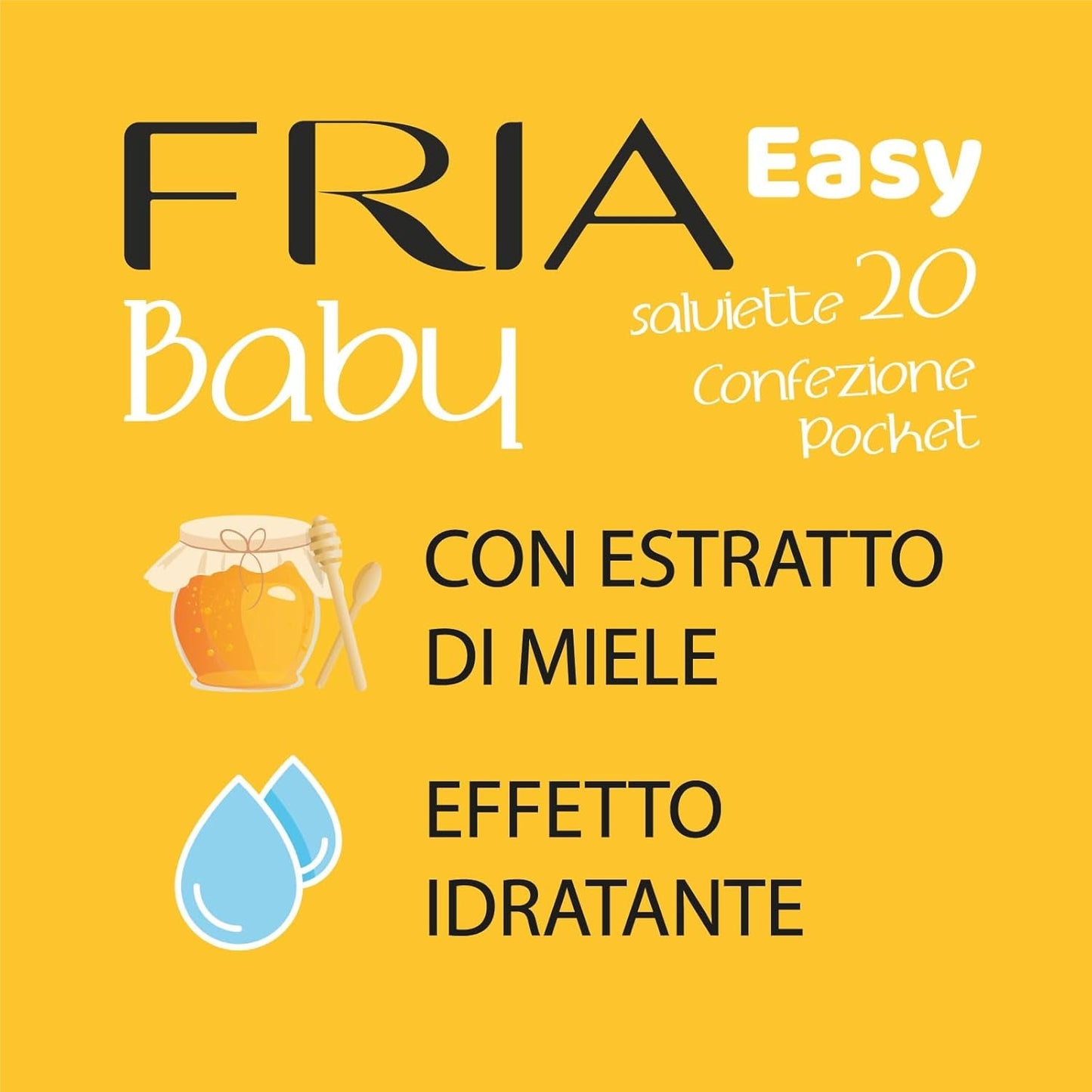 Șervețele umede Easy Baby, cu aloe vera și extract de miere cu efect hidratant pentru piele, testate dermatologic, pachet de 20 de șervețele