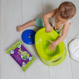 Melon Feuchttücher - Spülbar - Aus 95% Wasser - Parfümfrei - Plastikfrei - Dermatologisch Getestet - Feuchtes Toilettenpapier Aus 100% Pflanzlichem Zellulosematerial - 60 Tücher Naty Shop