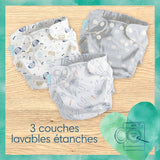 Pampers - Pachet de început Harmony Hybrid, 3 scutece lavabile + 25 straturi superioare de unică folosință - 1 pachet