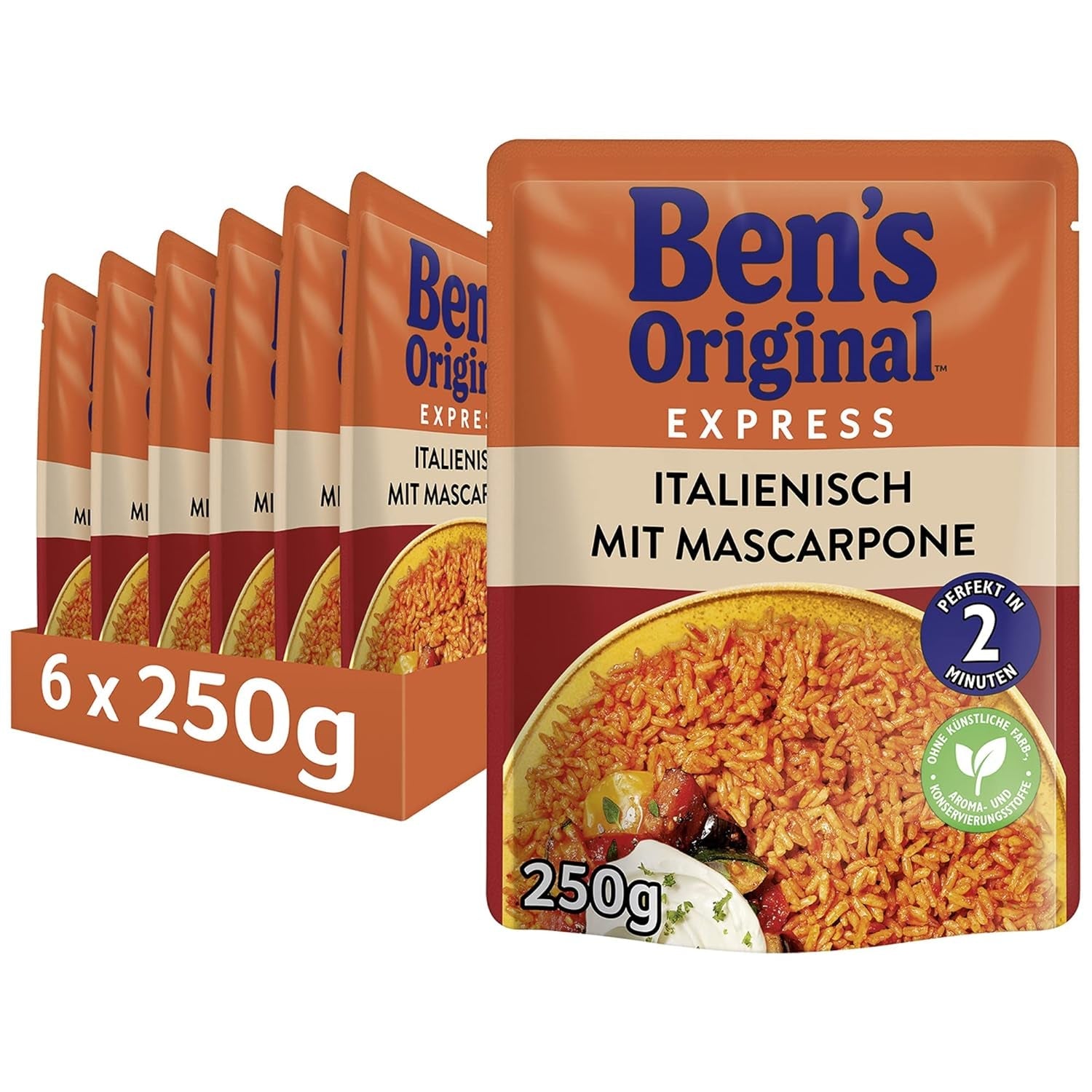 Orez expres BEN'S ORIGINAL™ Mediteranean 6 x 220g