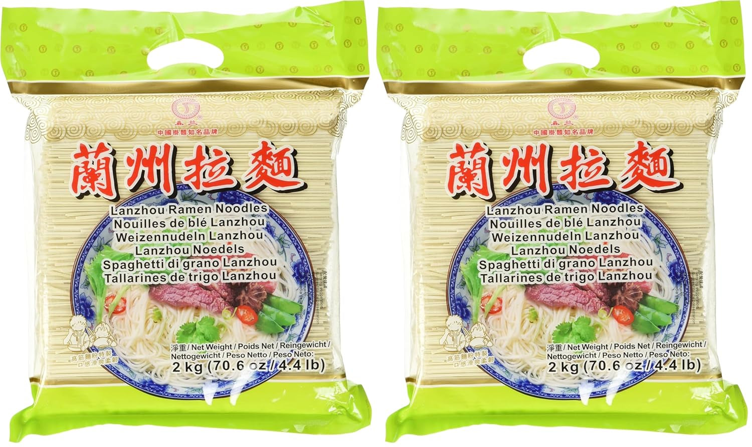 Tăiței de grâu (Lanzhou), 1 pachet (1 x 2 kg)