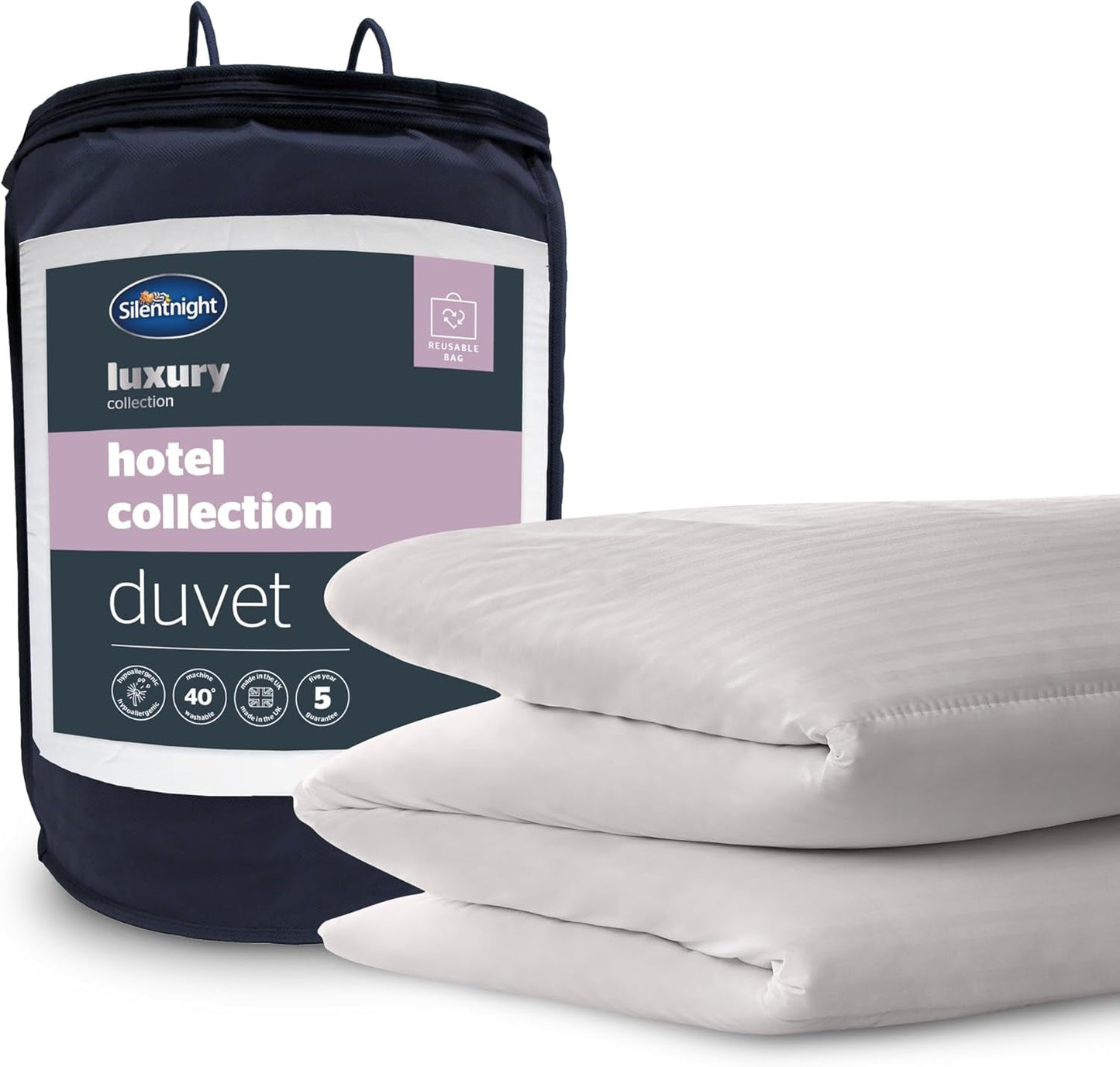 Plapumă Silentnight Hotel Collection 10.5 Tog - pat dublu, poliester, alb Plapumi si pilote Naty Shop Pat dublu 10.5 Tog