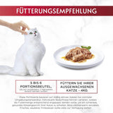 Hrană umedă pentru pisici Gourmet Mon Petit Intense, varietate de păsări de curte, pachet de 8 (8 x 6 pliculețe a câte 50 g fiecare)