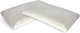 Talamo Italia Set de 2 perne pentru pat, 100% Made in Italy, pernă detașabilă "săpun" din spumă de memorie perforată, hipoalergenică și respirabilă, 70X40Xh16 Cm Perne standard Naty Shop Altezza 12 Fără capac Set Da 2