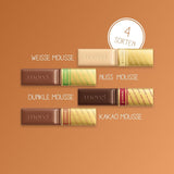 merci Finest Selection Mousse au Chocolat Variety – 1 x 210 g – Specialități Exquisite Mousse de ciocolată – Praline umplute și neumplute