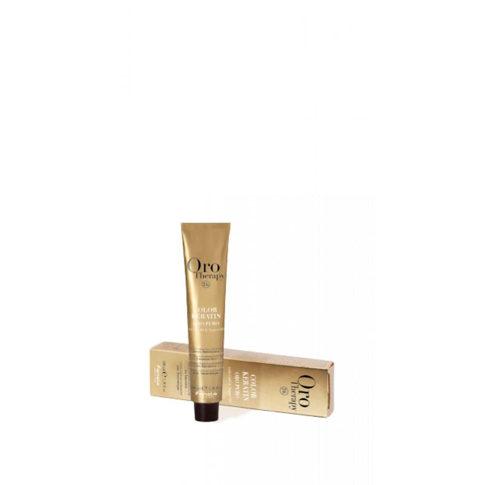Fanola Oro Therapy Color Keratin 5.0 100ml Vopsea pentru par Naty Shop 7 Blond mediu intensiv