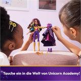 Unicorn Academy Deluxe Masked Ball Sophia - păpușă de 24 cm din popularul serial Netflix cu 2 ținute, dress-up clasic și joc de rol, vârsta 4+ Papusi Naty Shop