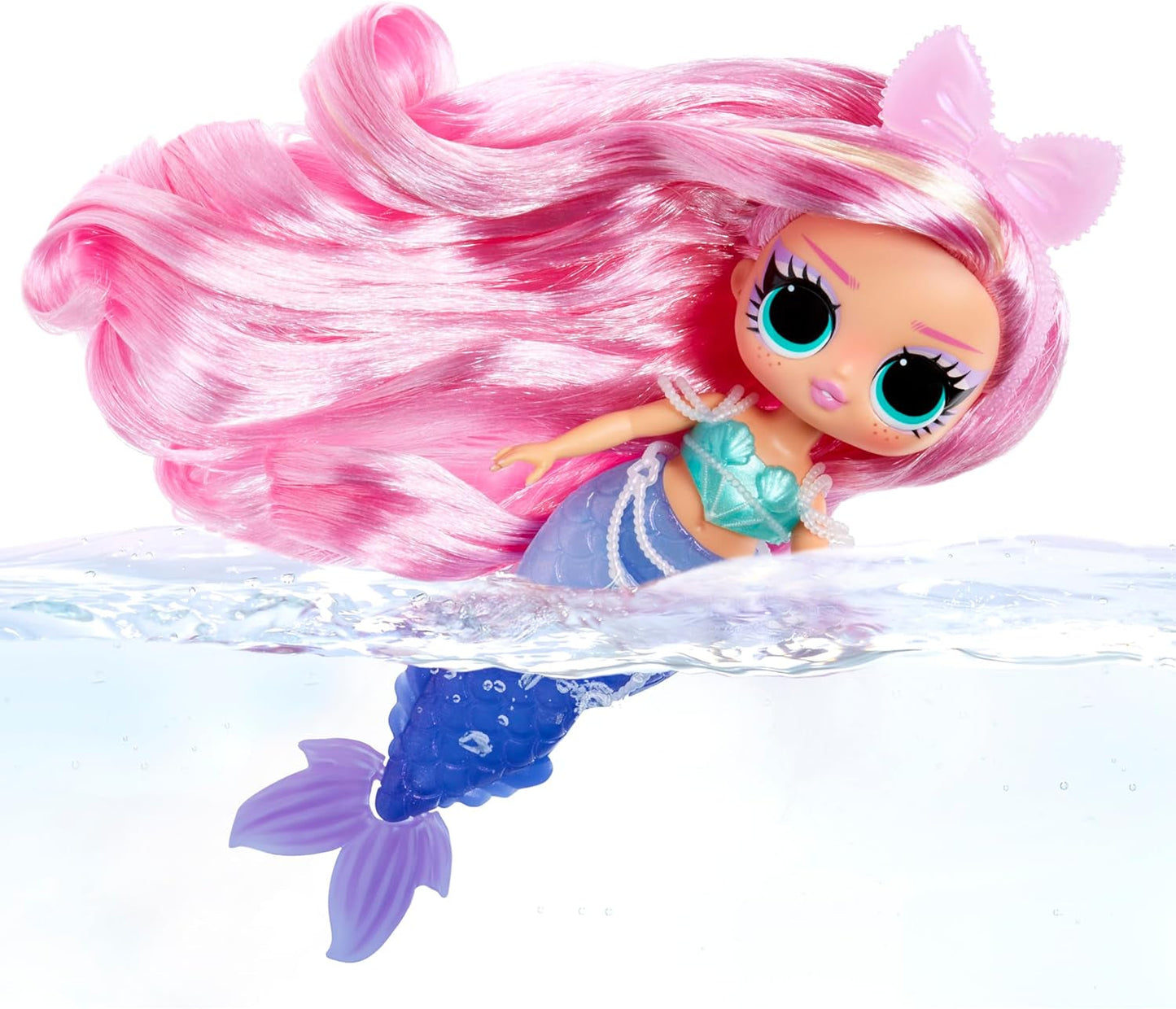 L.O.L. Surprise! Tweens - Sirena Lola Waves - păpușă la modă cu coadă care își schimbă culoarea, aripioară mobilă și accesorii frumoase - jucărie pentru copii și colecționari de la 4 ani Papusi Naty Shop