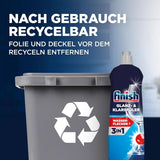 Finish Shine & Rinse Aid - Pentru vase strălucitoare și uscate, fără pete de apă - Megapack de 800 ml (pachet de 3) Naty Shop