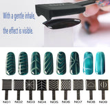 14 Stück Nail Art Werkzeug Magnetstift DIY Magic 3D Magnet Stick Set Verwendung Mit Cat Eye Gel Pulver Oder Nagellack - Magnetische Stift Katze Eye Pen Für Ideal Katzenaugen Magische Effekt