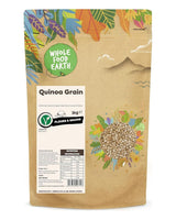 Boabele de quinoa Wholefood Earth - fără OMG - natural - vegan - fără lactate - fără zahăr adăugat - 3 kg