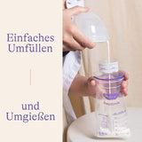 Lansinoh Muttermilchbeutel - 25 Stück - Zum Sicheren Aufbewahren Und Einfrieren Von Muttermilch - Hygienisch & Platzsparend Accesorii Hrana si Alaptare Bebe Naty Shop