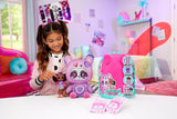 LOL Surprise! Costum pentru preadolescenti, cercuri surpriză, păpușă la modă drăguță cu costum gonflabil de panda mov și numeroase surprize, inclusiv modă și accesorii grozave - Ideal pentru copii cu vârsta de 4 ani și peste