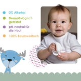 Șervețele umede Cleanic Baby Eco Pure Water – (1 x 50 buc.) Șervețele umede pentru copii și sugari – fără parfum, se pot arunca la toaletă, piele sensibilă – 50 buc.