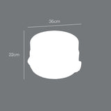 Recipient pentru prăjituri Metaltex, reglabil pe înălțime, polipropilenă, alb/transparent, ⌀ 30 cm, înălțime reglabilă de 8 și 15 cm Cutii depozitare alimente Naty Shop
