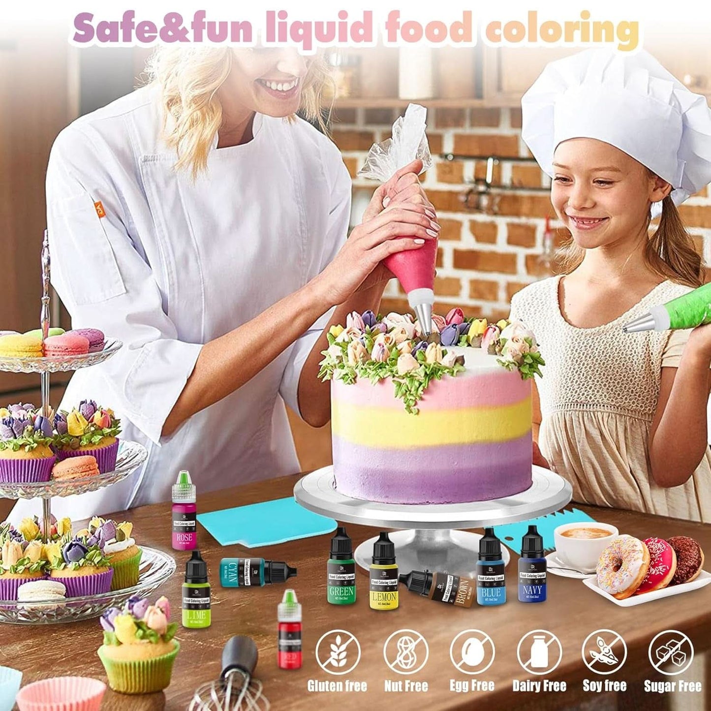 Colorant alimentar lichid, 10 ml Naty Shop
