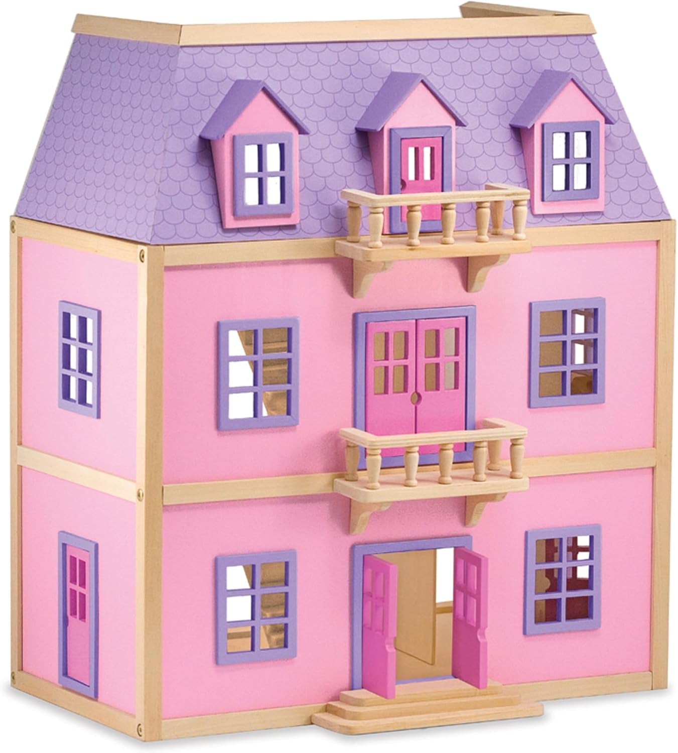 Melissa & Doug Casă de păpuși din lemn