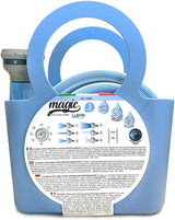 Furtun de grădină extensibil Magic Blue Hose, 20 de metri, cu sac și duză de pulverizare