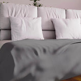 Soleil D'Ocre Adele, Acoperire Zigzag, Aruncată de pe canapea, Polycoton, Albastru, 220 X 240 Cm Plapumi si pilote Naty Shop Gri 180 X 220 Cm