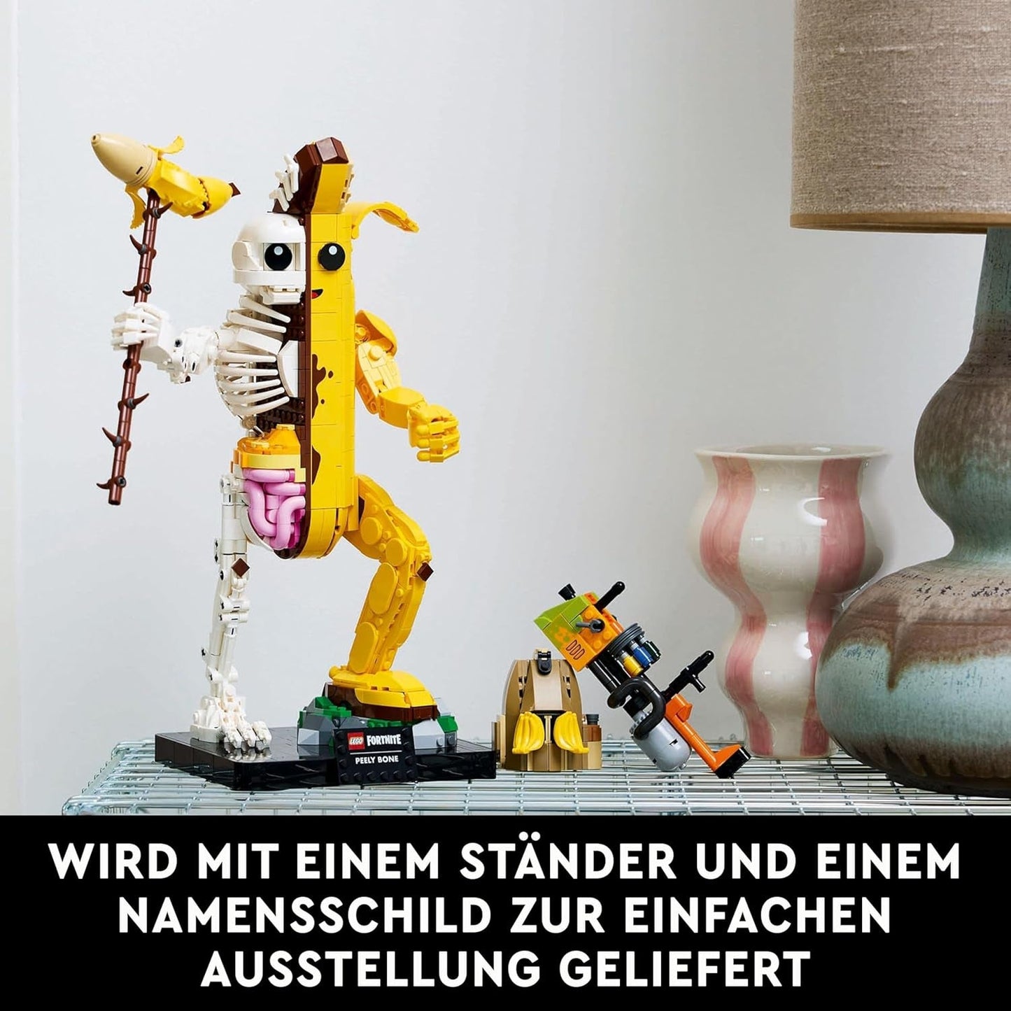 LEGO Fortnite bone shali - Inclusiv aruncător de vopsea și târnăcop pentru bătut boluri - Obiect de colecție pentru fanii jocurilor video - Set de construcție pentru adulți ca decor pentru casă sau birou - 77072 Seturi de constructie Besuche den LEGO-Store