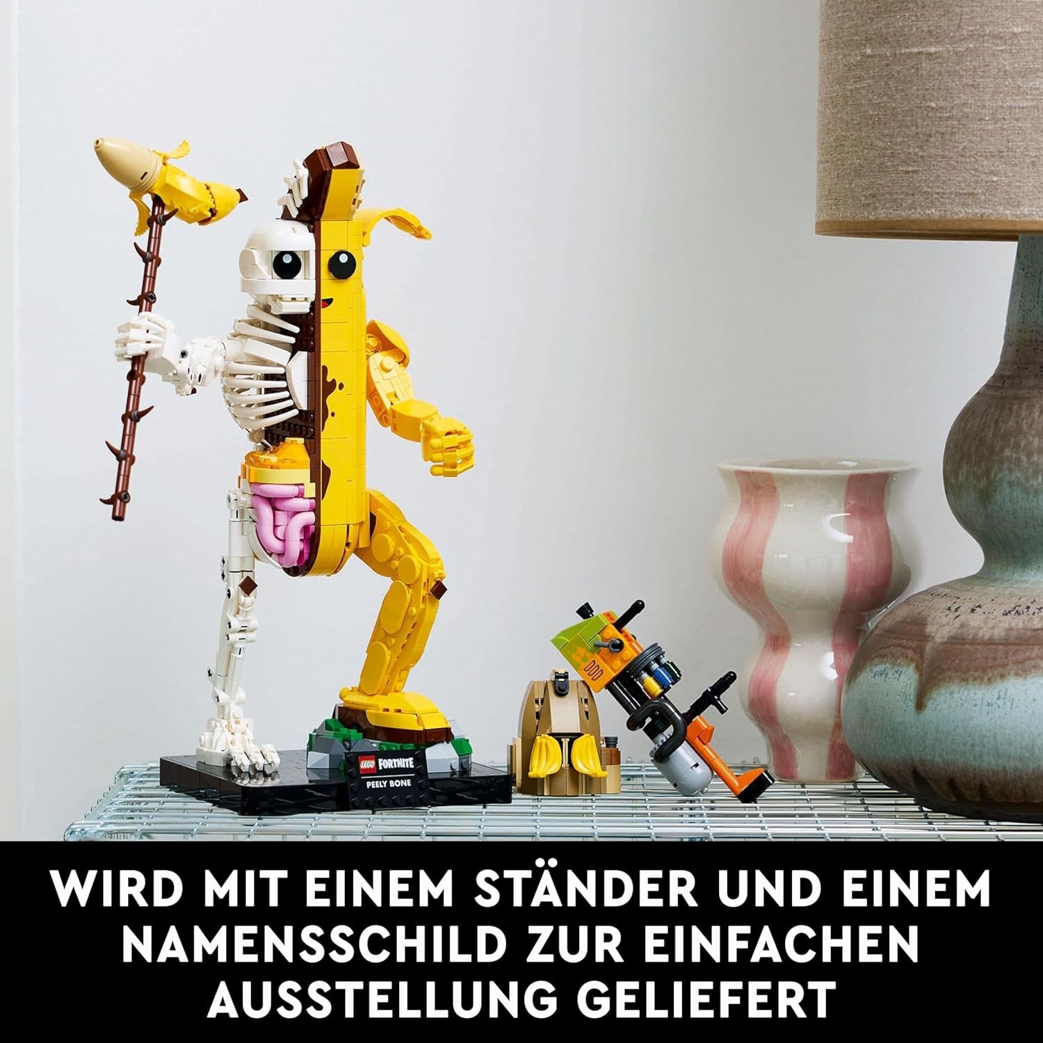 LEGO Fortnite bone shali - Inclusiv aruncător de vopsea și târnăcop pentru bătut boluri - Obiect de colecție pentru fanii jocurilor video - Set de construcție pentru adulți ca decor pentru casă sau birou - 77072 Seturi de constructie Besuche den LEGO-Store