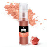 DecoRom, glitter comestibil, praf, 10 grame Glitter Naty Shop Roségold