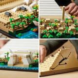 LEGO 21058 Arhitectură Piramida lui Keops Set de construcție pentru artizanat ca hobby creativ, idee de cadou pentru adulți, bărbați, femei, mamă, tată, activitate creativă, colecție de repere faimoase Seturi de constructie Besuche den LEGO-Store