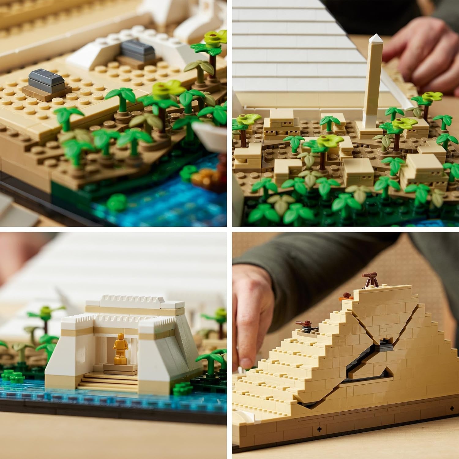 LEGO 21058 Arhitectură Piramida lui Keops Set de construcție pentru artizanat ca hobby creativ, idee de cadou pentru adulți, bărbați, femei, mamă, tată, activitate creativă, colecție de repere faimoase Seturi de constructie Besuche den LEGO-Store