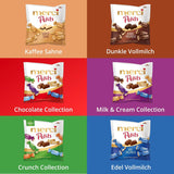 Cremă de cafea Merci Petits – 12 x 125 g – Praline mici de ciocolată albă pe ciocolată fină cu cremă de cafea – Praline de ciocolată ambalate individual