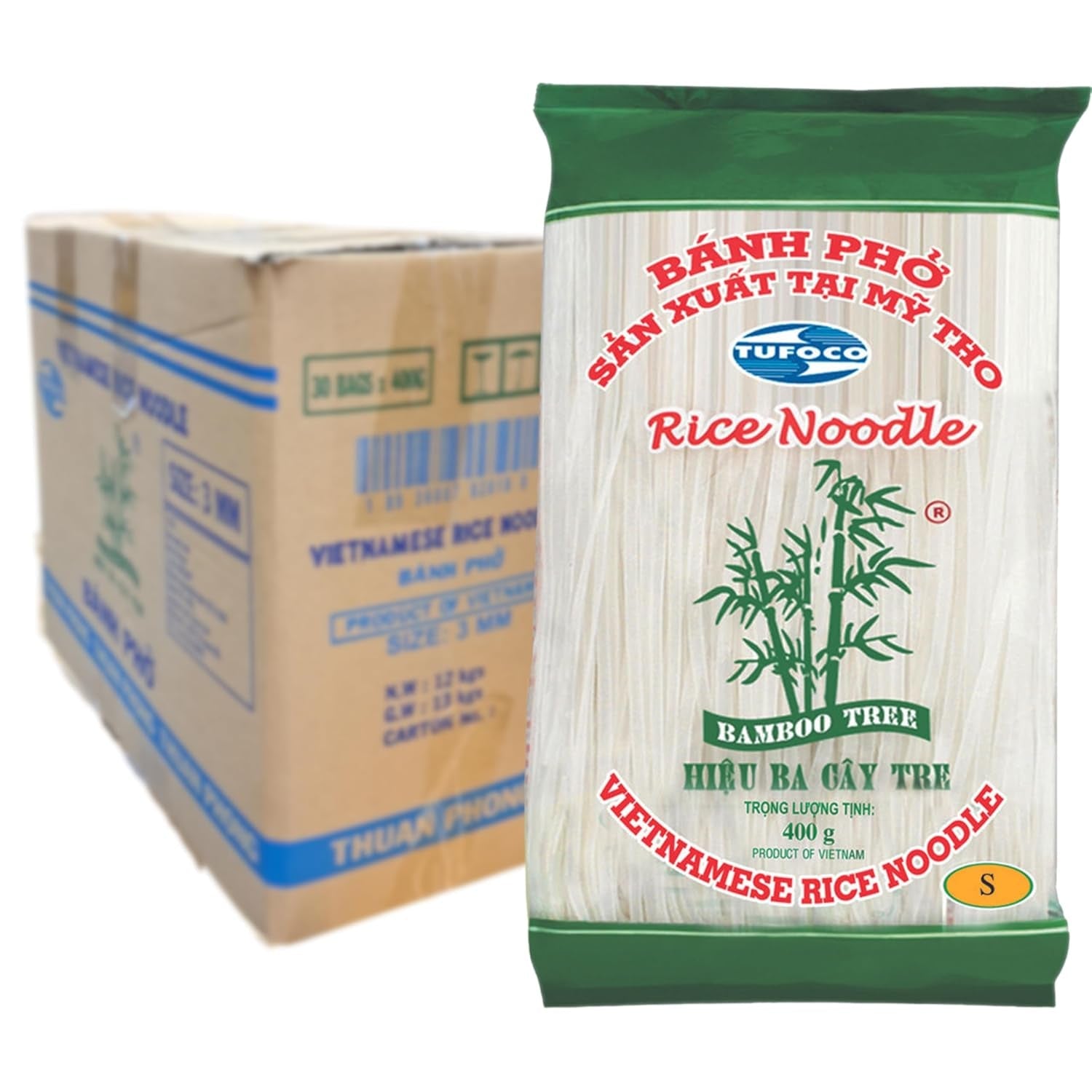 BAMBOO TREE - Reisnudeln 3 Mm. - 1 X 400 GR