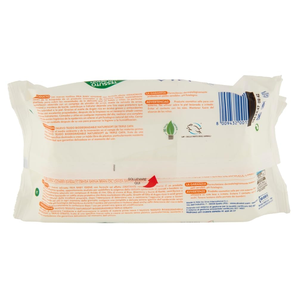 Șervețele umede, pachet de 2 (144 de șervețele)