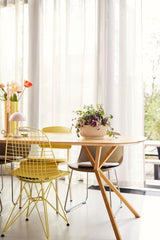 elho Vibes Fold Bowl 25 - Ghiveci de flori de interior - 100% plastic reciclat - Ø 24,9 x H 12,1 cm - Alb/In Alb