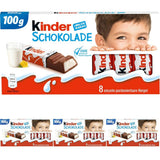 Kinder Chocolate – Batoane de ciocolată din ciocolată cu lapte umplută – 1 pachet conținând 24 de batoane individuale (24 x 12,5 g).